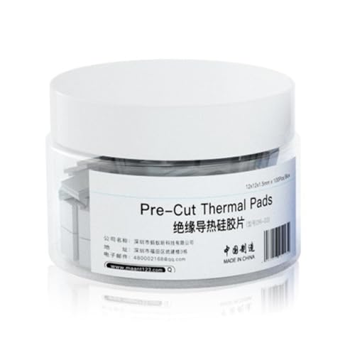 100 Dissipazione del Calore silicone da 100 per La Riparazione del Telefono Taccumo della CPU Repair Tappetino Pre -Taglio Pad Conduttivo Termico Riutilizzabile