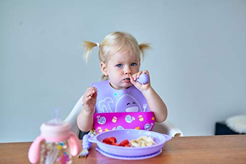 Prato Com Succao Baleia, Marcus E Marcus, Roxo, Pequeno