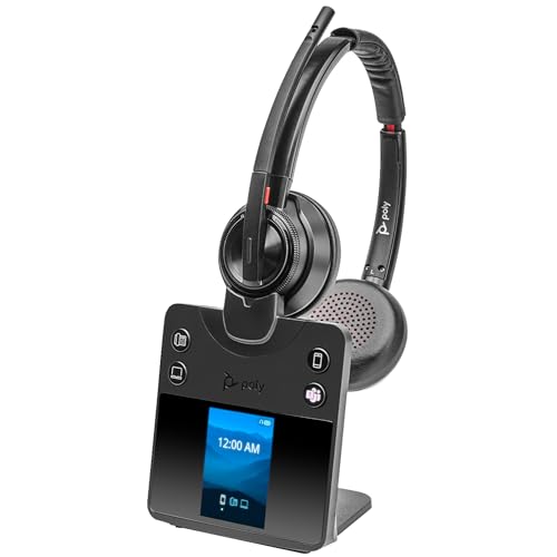 Auriculares DECT Poly Savi 8420 Office duales para Microsoft Teams 4