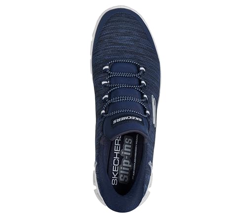 Skechers Men's Glide-Step Zefyr Hands Free Slip-in Sneaker,Navy,9.5