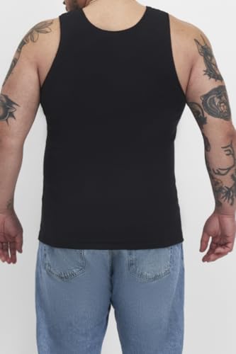 Bonds Soft Chesty Tank Undershirt in 100% Cotton Rib for Men, 2-Pack4