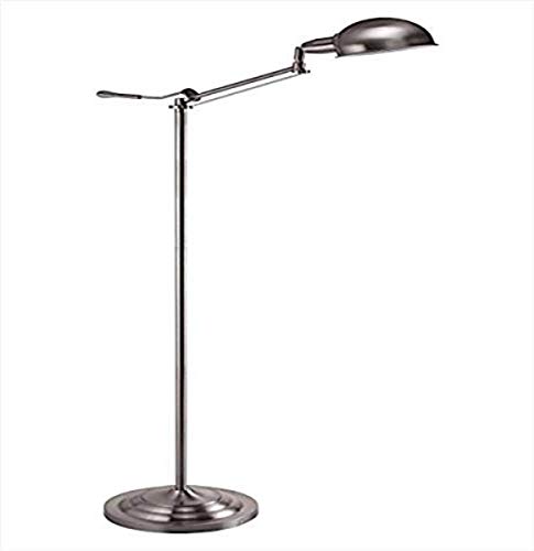 ORE International 31186F Modern Task Floor Lamp, 64-Inch Height, Silver ORE International 31186F Modern Task Floor Lamp, 64-Inch Height, Silver