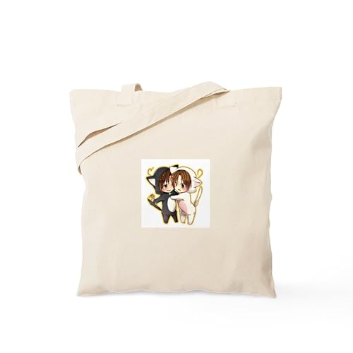 CafePress Kitty Brothers (Romano And Italy Hetalia) Tote Natural Canvas Tote Bag Reusable Shopping Bag