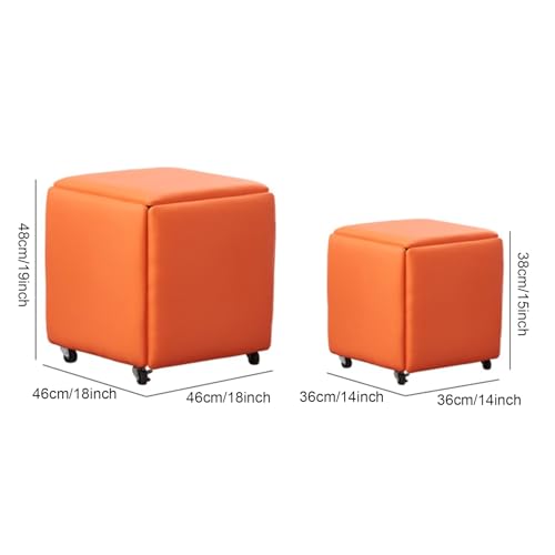 Tabourets Ottomans gigognes pour en finir avec le manque de place salon - 3