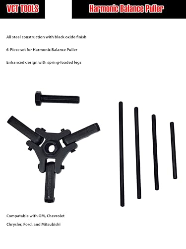 image for VCT Harmonic Balancer Damper Pulley Puller Remover Extractor Kit