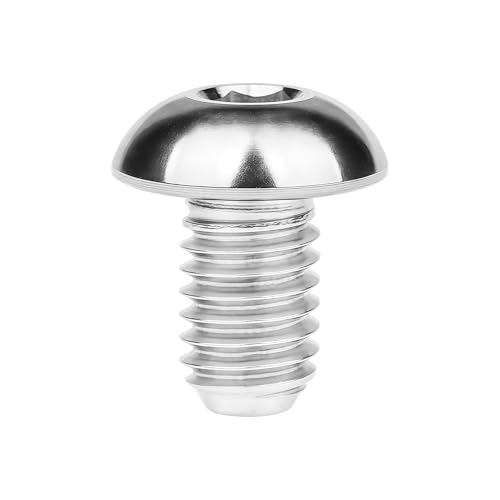 Image of Titanium Bolt M3 8 10 12 15mm Allen Key Head Screws for Bicycle Pack of 4 (Normal Titanium, M3x8mm)