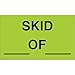 Tape Logic 3 x 5 - Skid_ of_ (Fluorescent Green) Labels