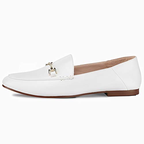 Image of JENN ARDOR Loafers for Women Flats Shoes Womens Penny Loafers Slip On Pointed Toe Comfortable Office Work Driving Flats Fashion Dress Shoes for Women