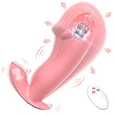Couple Sex Toys Anal Vibrator Prostate Massager, Inflatable Butt Plug Vibrating Dildo with 10 Vibrations, G Spot Vibrator Remote Control Dildo,Expand Anal Stimulator Adult Sex Toy for Men Women Couple