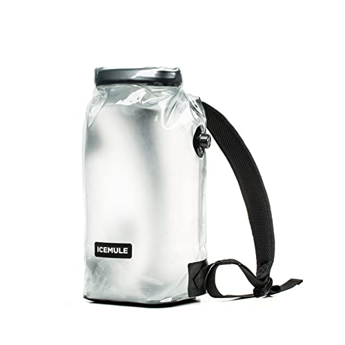 ICEMULE Waterproof Clear Backpack – Stadium Approved Bag, Air-Insulated, Cooler Backpack...