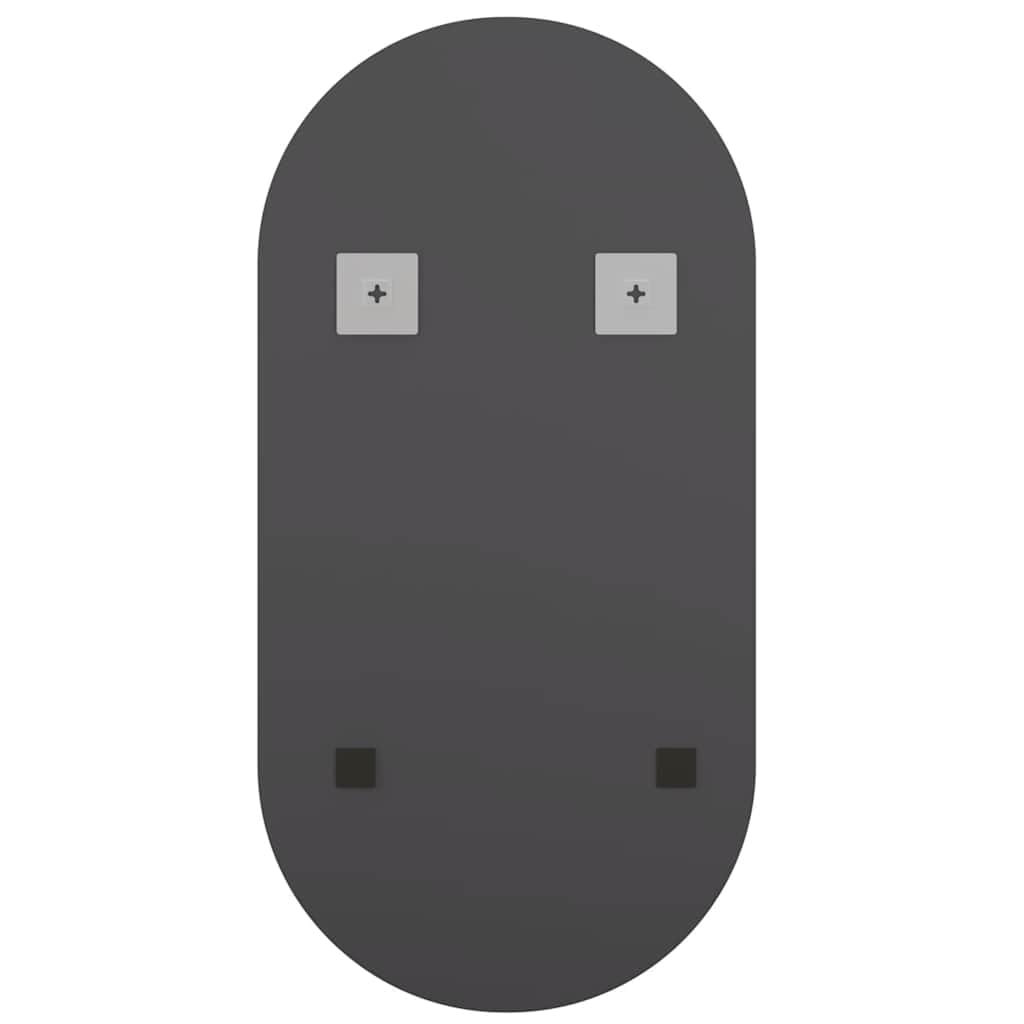 vidaXL Espejo Dormitorio Vestidor Pasillo Entrada Cuarto de Baño Ducha Aseo Colgante Decoración Habitación Salón Sala de Estar 80x40 cm Vidrio