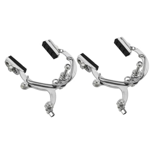 SUPVOX 2 Pcs Bicycle Brake Calipers C Brake Design for Enhanced Safety Multi Compatible for Urban Commuting and Outdoor Activities Durable Construction for Reliable Performance