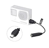 ★ 【CONECTOR:】 Hembra Conector: 3.5MM, Macho Conector: GoPro MINI USB