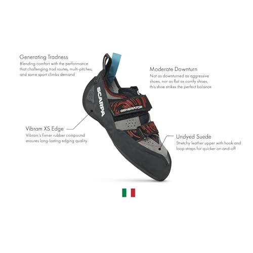 SCARPA Men's Generator V Rock Climbing Shoes for Trad & Sport Climbing2