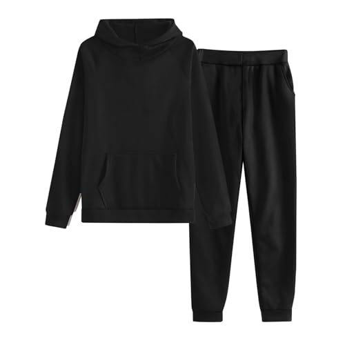 Kids Sweatsuit 2 Piece Hoodie Sets Boys Girls Oversized Sweatshirt Pullover Baggy Sweatpants Fall Winter Jogger Suits4