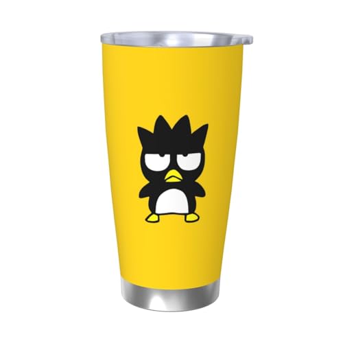 バッドばつ丸 水筒 真空断熱ケータイマグ 600ml ステンレスボトル 車用 直飲み 保温 保冷 フタ付きコーヒーカップ アウトドア 車のネイブに最適 スポーツタイプ ステンレスクールボトル 軽量 隔? 水筒 男の子 女の子