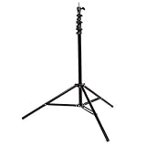  Transportlänge: 79 cm  Quenox FT-2400 Lampenstativ 75-278 cm mit Luftdämpfung und wendbarem 5/8-Zoll Spigot Bolzenanschluss mit 1/4-Zoll und 3/8-Zoll Anschlussgewinde für direktes Anschrauben von Blitzen oder Ansetzen eines Schirmneigers und allen gängigen Zubehörteilen mit 1/4-Zoll oder 3/8-Zoll Gewinde