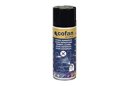 Cofan Spray de alcohol isopropílico | Contenido del envase de 400 ml | Desinfecta cualquier superficie