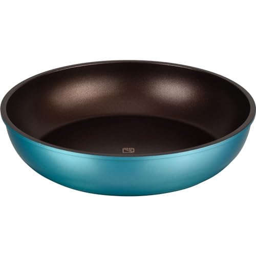 【Amazon.co.jp限定】和平フレイズ フライパン 26cm ターコイズ 単品 取っ手が取れる フライパンセット IH対応 ガス オーブン 食洗機対応 PFOAフリー ふっ素樹脂加工 Lycka リュッカ AMB-3300