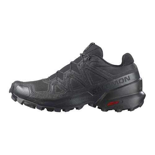 Image of Salomon Women’s Speedcross Trail Running Shoes - Black/Black/Quiet Shade - 5