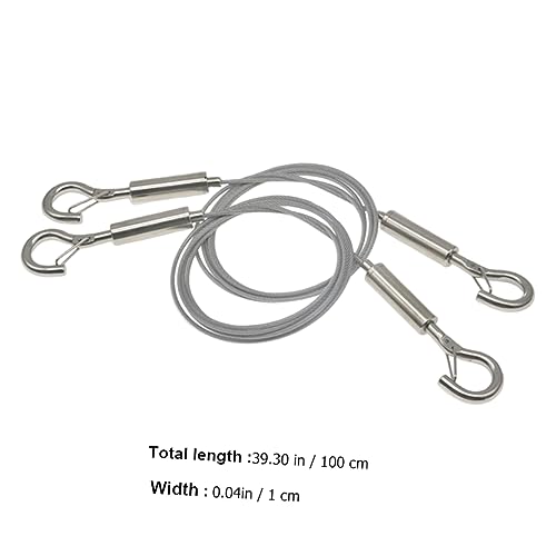 Image of 2pcs Picture Hanging Hardware Heavy Duty Stainless Steel Wire for Pictures Frames Easy to Install Crafting Tool for Home Decor