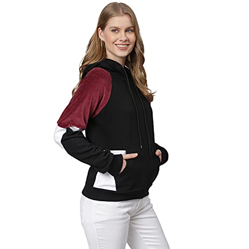 Image of Campus Sutra Women's Cotton Crew Neck Sweatshirt