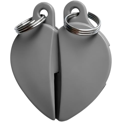 Anti Theft Zipper Clips 2-Pack, Gray for Purses & Backpacks