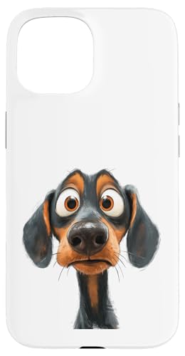 funny dog design for animal fans and dog lovers Carcasa para iPhone 15