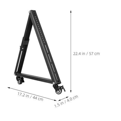Support TV sur pied mobile robuste pour éviter de percer le mur : chariot stable iplusmile - 2