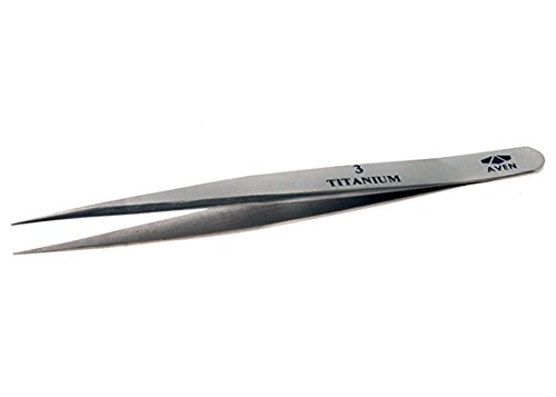Aven 18053TT, Titanium Tweezers 3, Pack of 10 pcs