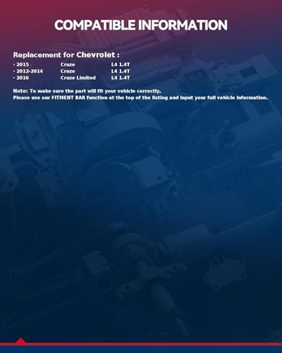 Image of KAX Alternators Compatible with 2016 Chevy Cruze Limited, 2012-2015 Chevy Cruze,High Output Alternators Automotive Replacement for 11654N 12V 130Amp CW 5-Groove Pulley