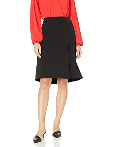 Kasper Women's Stretch Crepe Skirt with Layer Detail