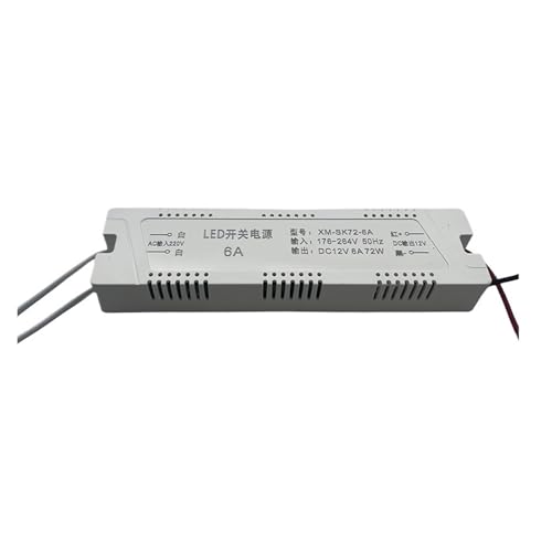 Alimentation à découpage LED 12V 72W 6A pour bande et barre lumineuse d'armoire