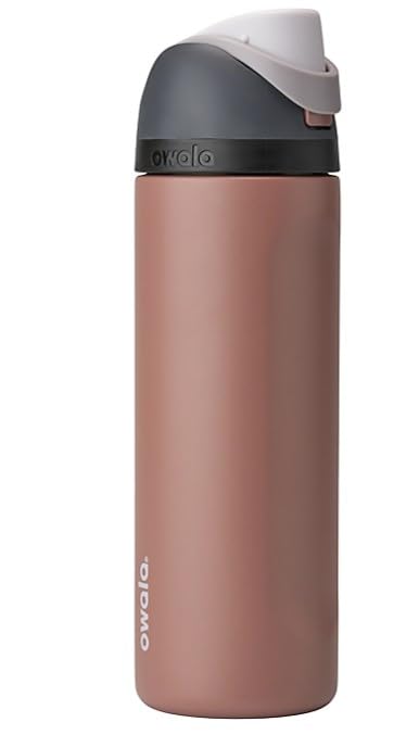 Owala FreeSip Stainless Steel Water Bottle, Bedrock, 24oz
