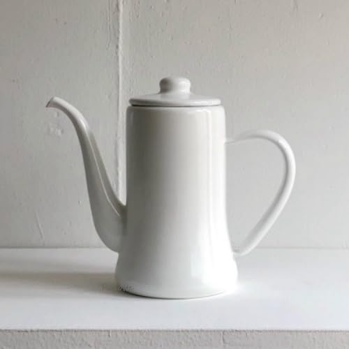 Amazon｜スリムポット 1.2L ホワイト コーヒーポット 直火 ガス