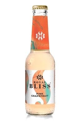 Pack 24 uds Royal Bliss Pink Grapefruit Pomelo rosa - Botella cristal 200ml