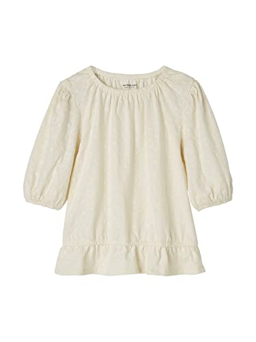 Vertbaudet T-Shirt Blouse brodé Fleurs Fille écru 10A