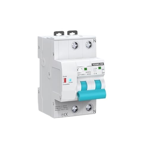 Temporizador de disyuntor automático evita descuidos eléctricos en circuitos 2P 100A