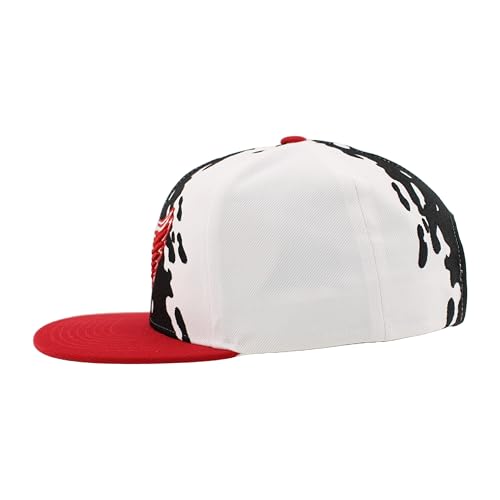 Image of ZHATS NHL Unisex-Adult NHL Officially Licensed Adjustable Snapback Hat Flat Bill Z11 Retro Paintbrush