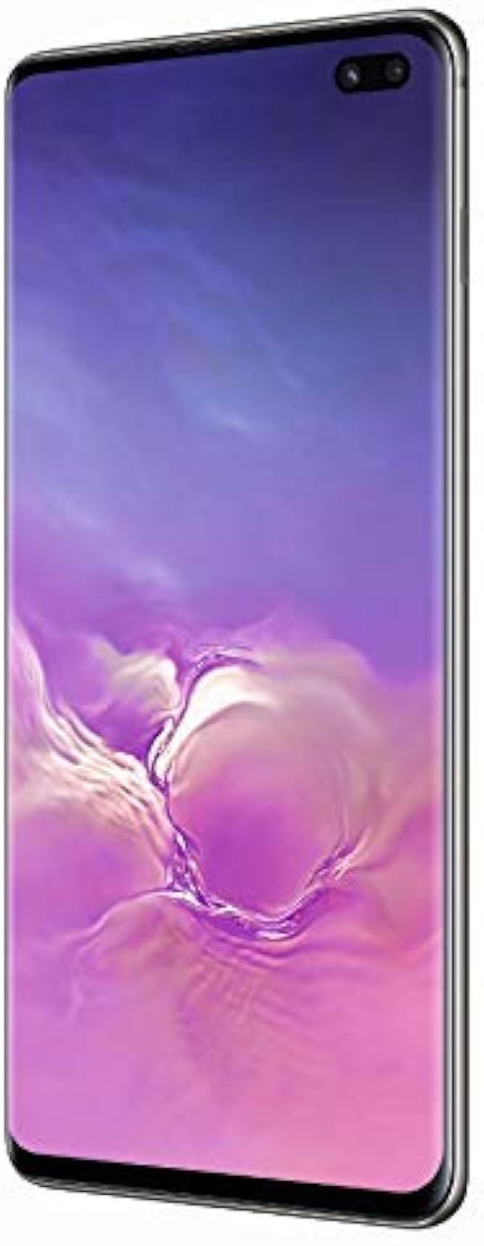 SAMSUNG Galaxy S10+ Plus 128GB+8GB RAM SM-G975F/DS Dual Sim 6.4" LTE Factory Unlocked Smartphone International Model, No Warranty (Prism Black)