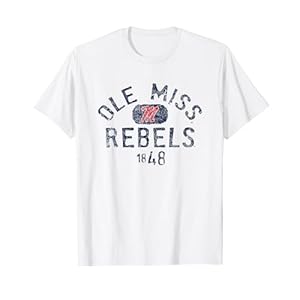 Mississippi Ole Miss Rebels 1848 Vintage Logo T-Shirt