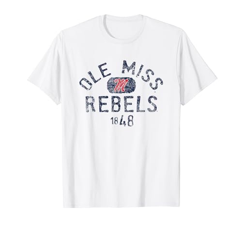 Mississippi Ole Miss Rebels 1848 Vintage Logo T-Shirt