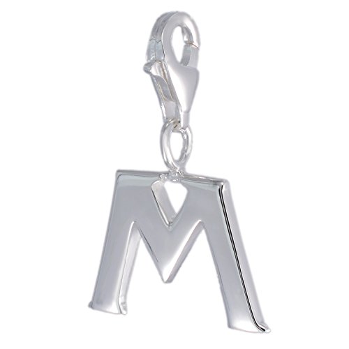 Melina Mujer de Charm pulsera de abalorios colgante letra M 925 Plata  1801682