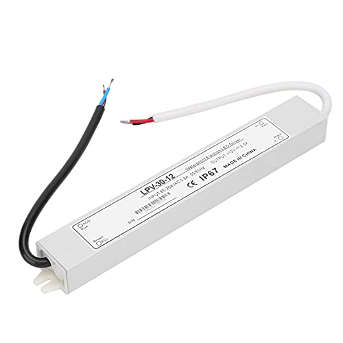 Alimentation étanche en alliage d'aluminium IP67 Domary 30W DC 12V