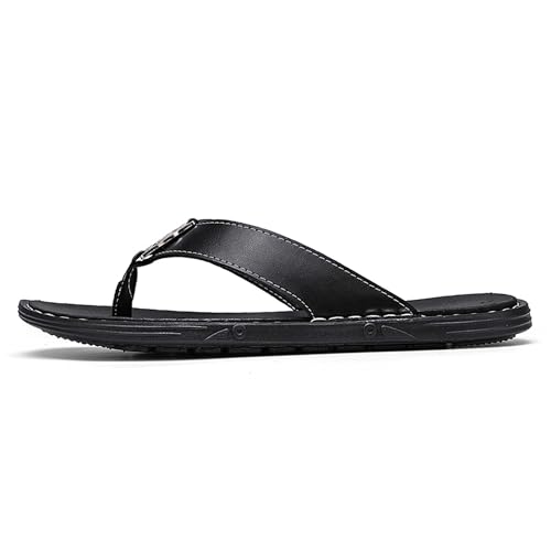 Summer men's comfortable and casual flip flops, indoor and outdoor sandals, anti slip shower shoes