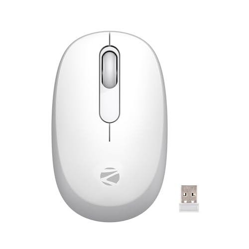 ZEBRONICS Groot Wireless Mouse, Dual Mode (2.4GHz + BT), Upto 1600 DPI, Silent Operation, 3 Buttons, Comfortable & Ergonomic, for Mac | Laptop | Compu