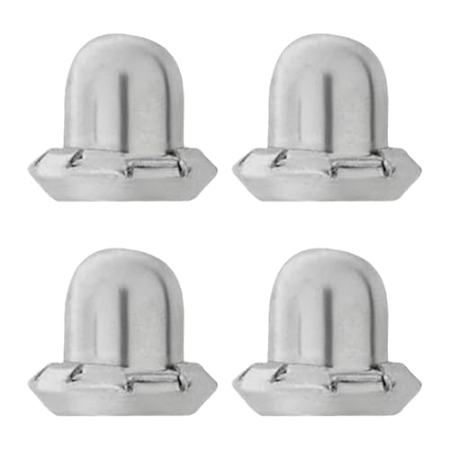Inverness Stainless Steel Replacement Earring Clutches – 4 Pc Set – Secure, Gentle, Airflow...