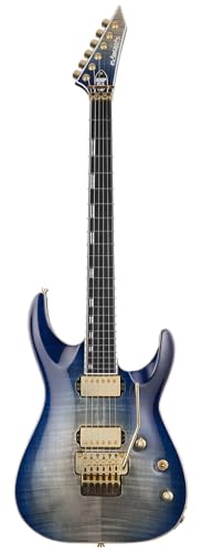 Amazon | EDWARDS E-HORIZON-CTM 50TH Black Aqua Burst C/Blue Pearl