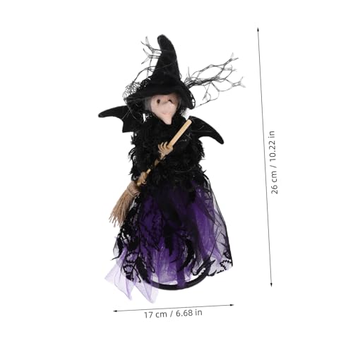 Topper de árbol de sombrero de bruja para solucionar tu decoración 8