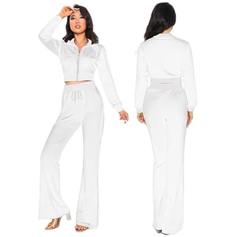 Zeiayuas Women's Velour Tracksuit Set Cover